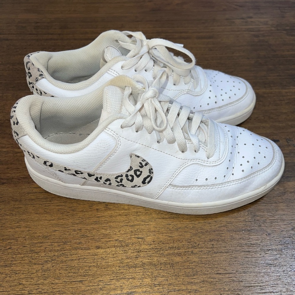 Nike Court Vision Low Leopard Print Women’s Sneaker